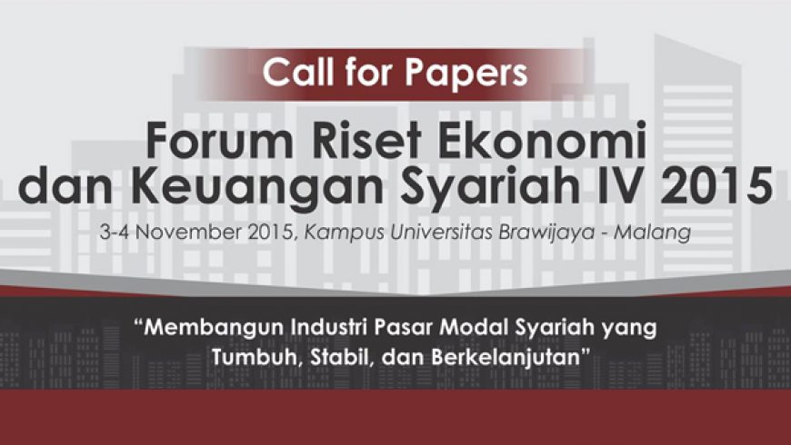 Forum Riset Ekonomi dan Keuangan Syariah IV 2015