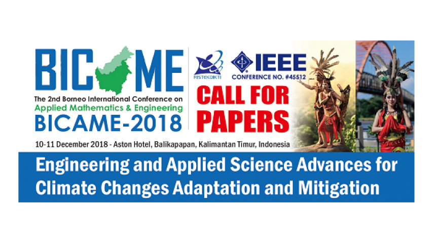 Call for Paper : 2nd Borneo International Conference On Applied Mathematics and Engineering