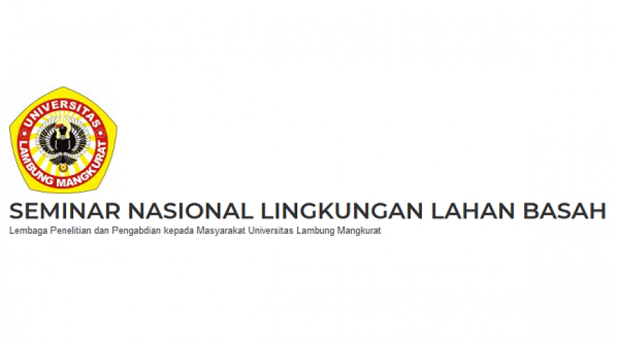 Universitas Lambung Mangkurat – Seminar Nasional Lingkungan Lahan Basah Tahun 2018