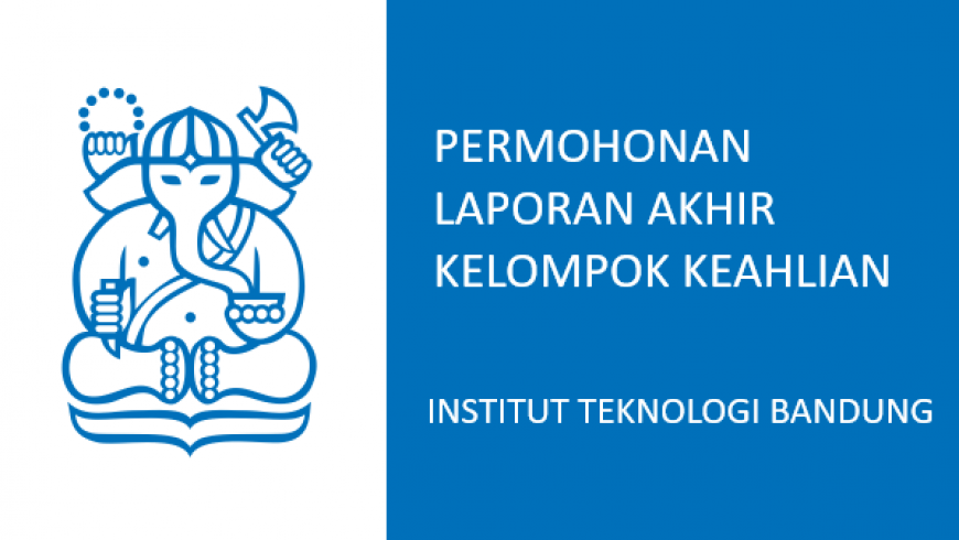 Permohonan Laporan Kelompok Keahlian (KK) Tahun 2019