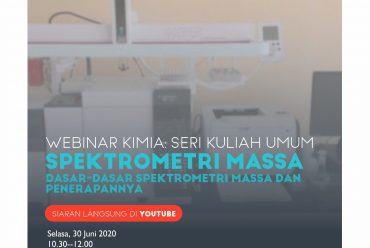 Webinar – “Mass Spectrometry: Fundamentals of Mass Spectrometry and Its Applications (General Lecture Series)”