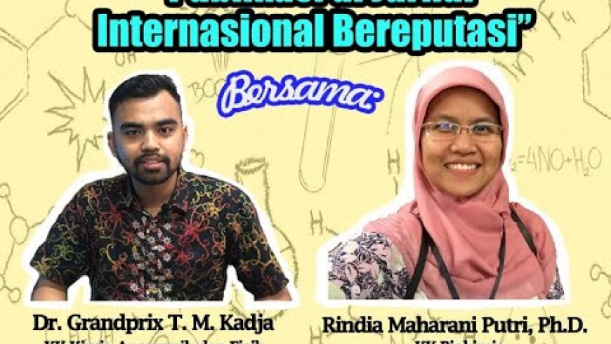 [WEBINAR ITB] Publikasi di Jurnal Internasional Bereputasi