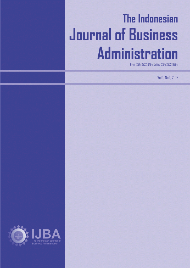The Indonesian Journal of Business Administration