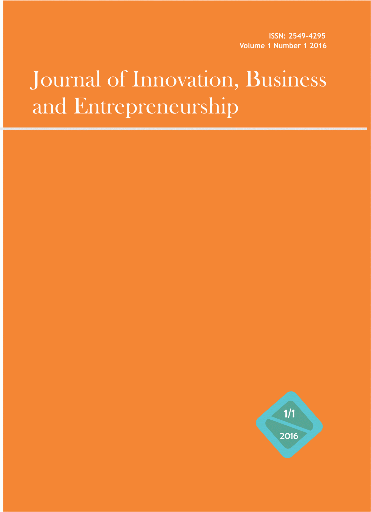 Journal of Innovation, Business and Entrepreneurship