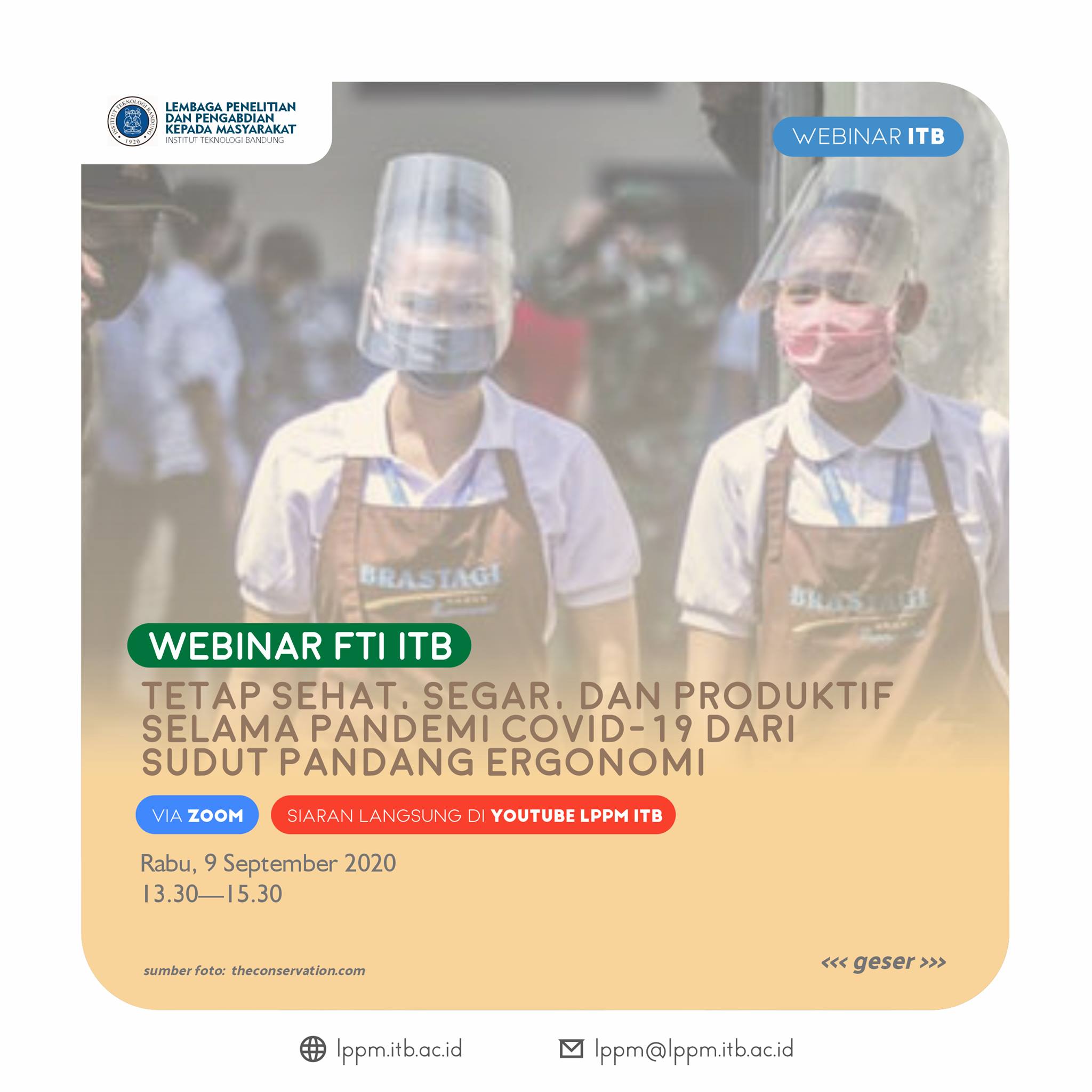 Webinar – Stay Healthy, Fresh, and Productive During the Covid-19 Pandemic from an Ergonomics Point of View