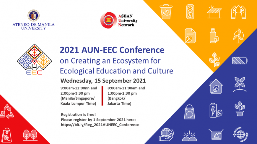 2021 AUN-EEC Conference on Creating an Ecosystem for Ecological Education and Culture