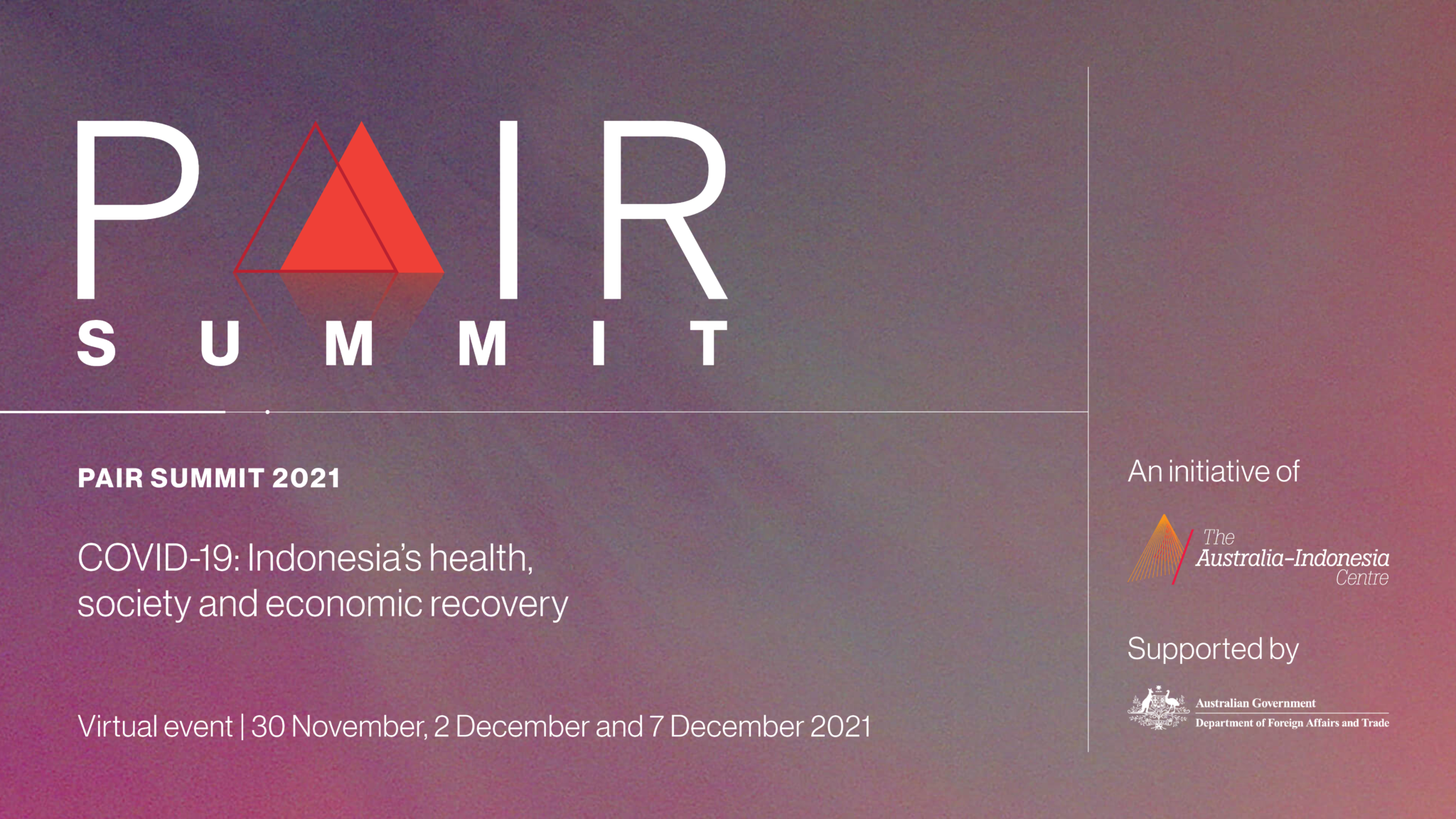 PAIR Annual Summit 2021 – Kemitraan Riset Australia-Indonesia (PAIR)