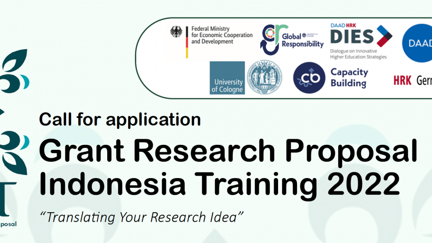 Call for application Grant Research Proposal Indonesia Training 2022