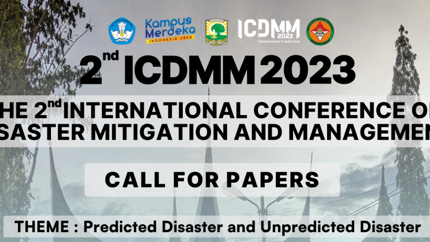 International Conference on Disaster Mitigation and Management (ICDMM) 2023