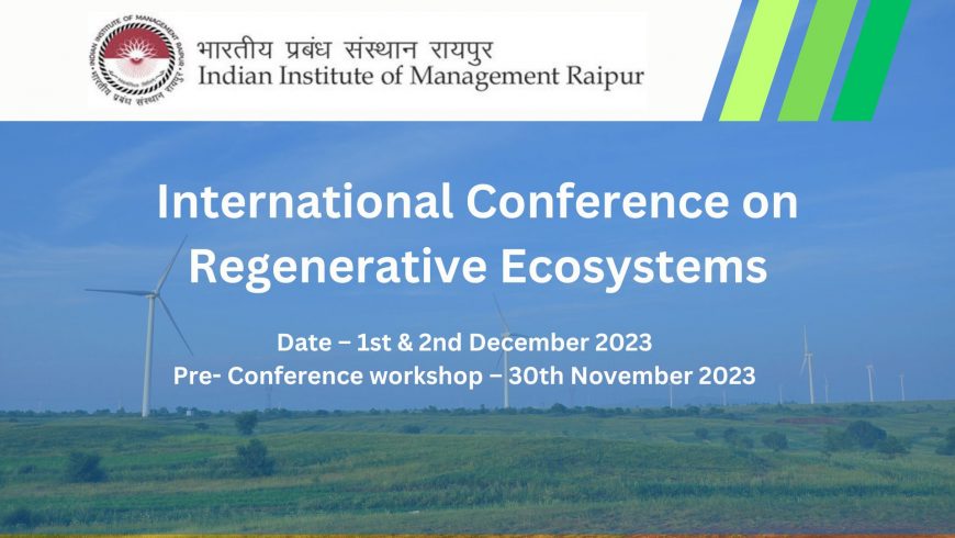 International Conference on Regenerative Ecosystems (ICRE)