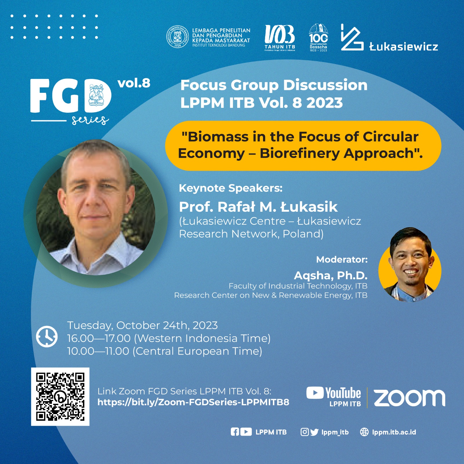FGD Series LPPM ITB Vol. 8 “Biomass in the Focus of Circular Economy – Biorefinery Approach”