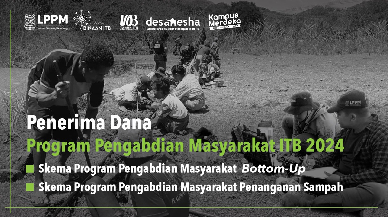 Penerima Dana Program Pengabdian Masyarakat Skema Bottom-Up dan Program Pengabdian Masyarakat Penanganan Sampah di Jawa Barat Tahun 2024